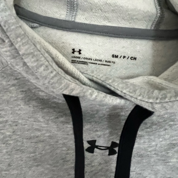 Ladies grey Under Armour sweatshirt. Size small. Perfect condition. - Picture 3 of 3
